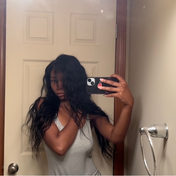 Human hair upart wig